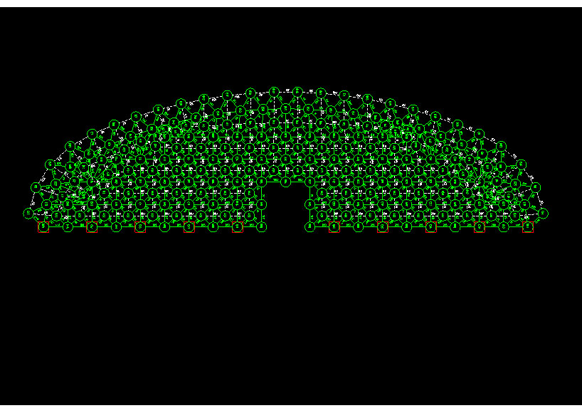 朝阳区锡林浩特91跨，1000米长干煤棚网架设计